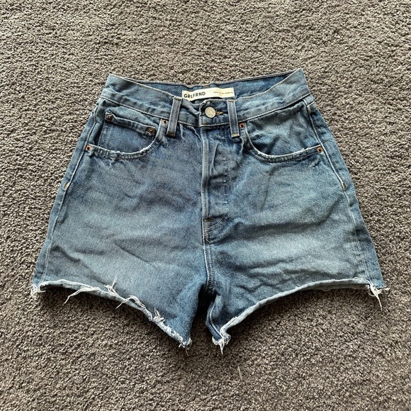 GRLFRND Jules Super High Rise Vintage Shorts - Picture 1 of 6
